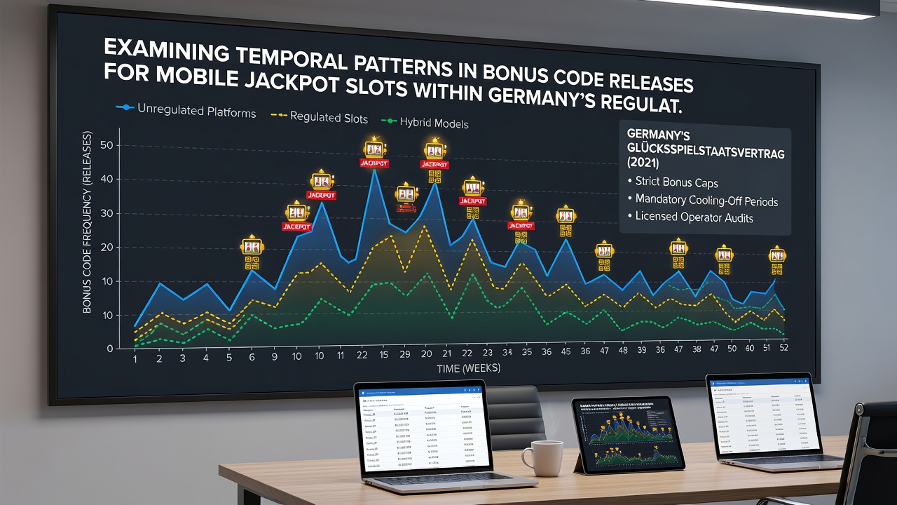 Diagramm mit Beispielen für Bonuscode-Freigaben und Spieleraktivität in deutschen mobilen Casinos
