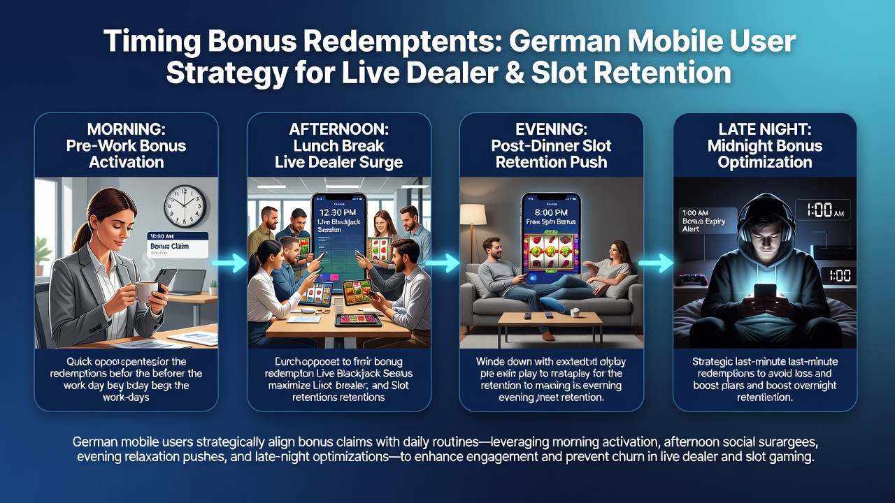 Darstellung zeitlicher Bonusstrategien und Nutzeraktivitätszyklen auf mobilen Glücksspielplattformen