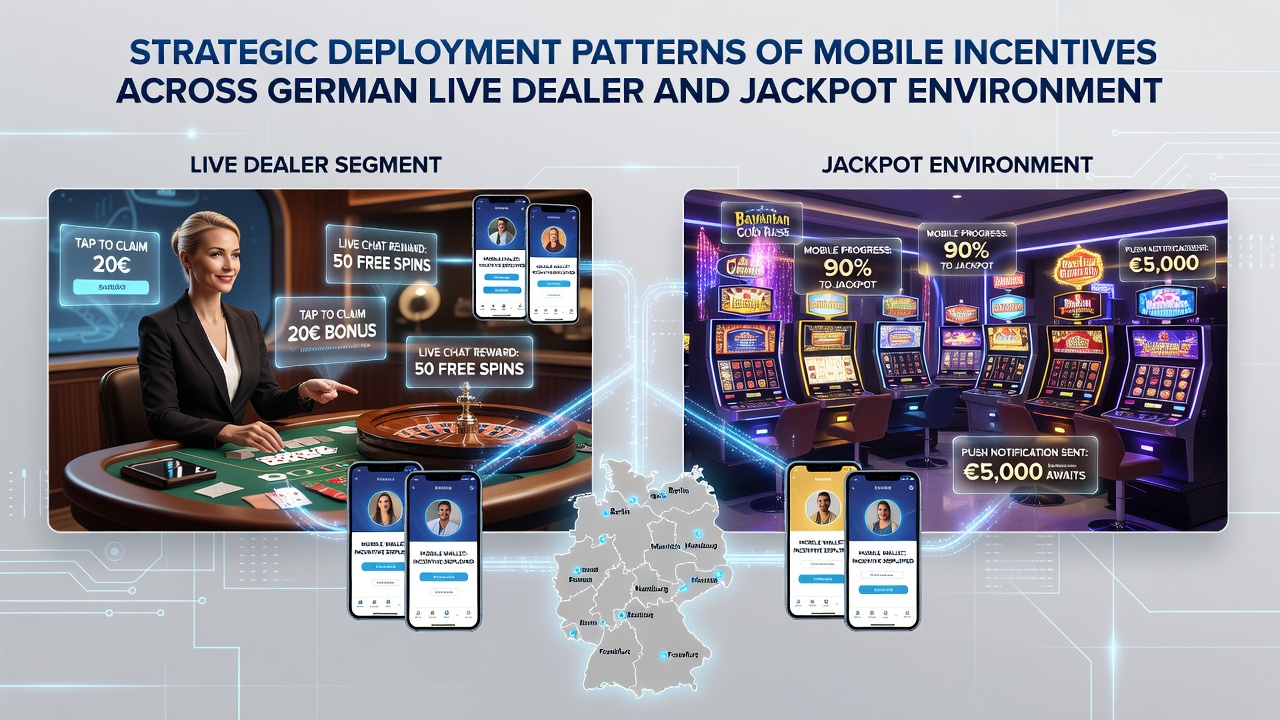 Darstellung zeitlicher Dynamiken bei der Bereitstellung mobiler Belohnungscodes für Live-Dealer und Jackpots